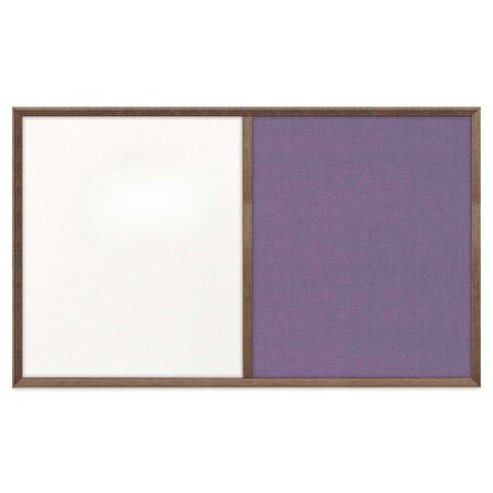 United Visual Products Slim Style Indoor Enclosed Corkboard, 12 UV500SCH-WHITE-RUBBER